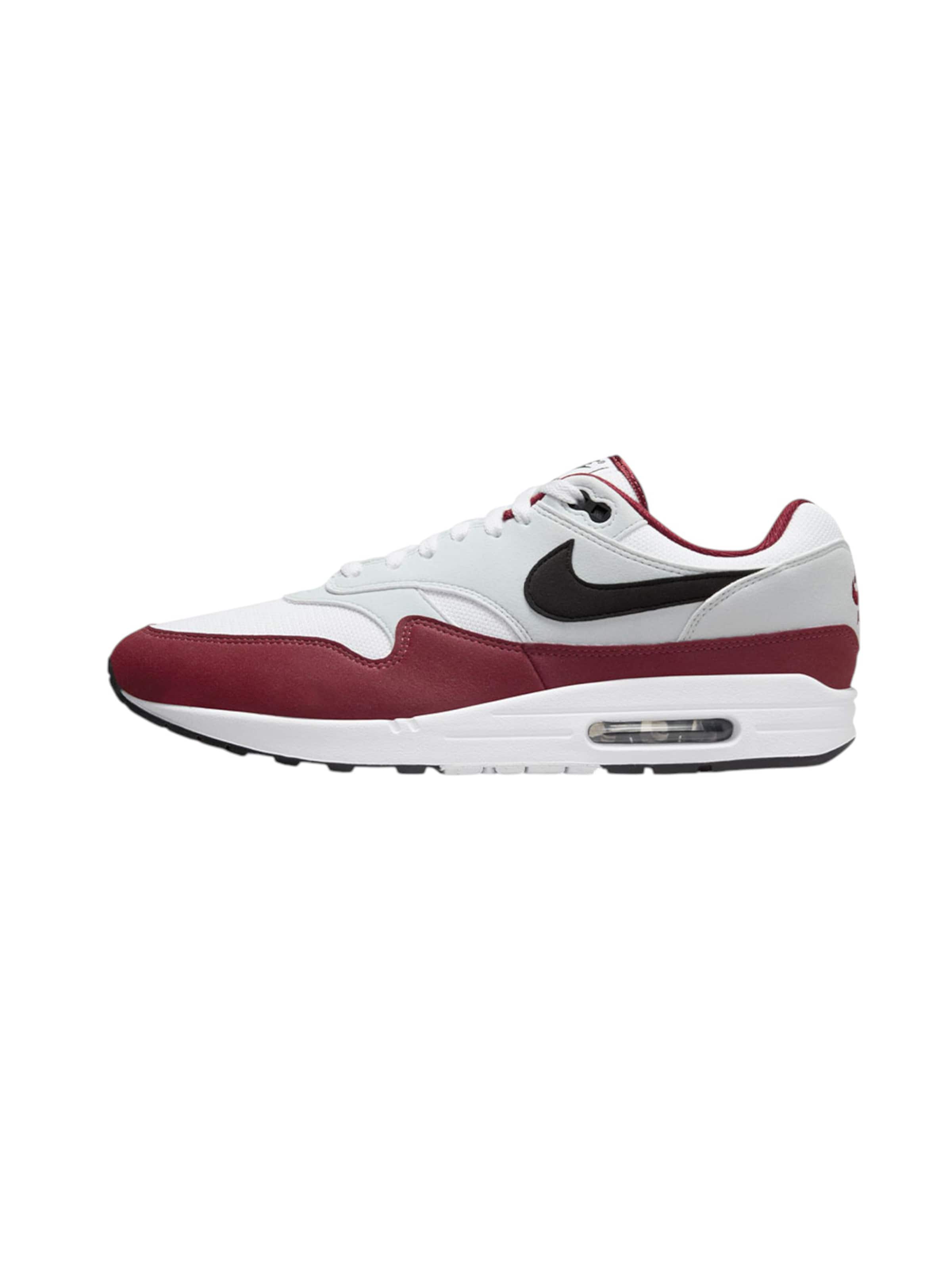 Nike Sportswear Sneakers laag 'Air Max 1' in Wit: voorkant