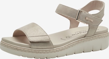 TAMARIS Sandaal in Beige: voorkant