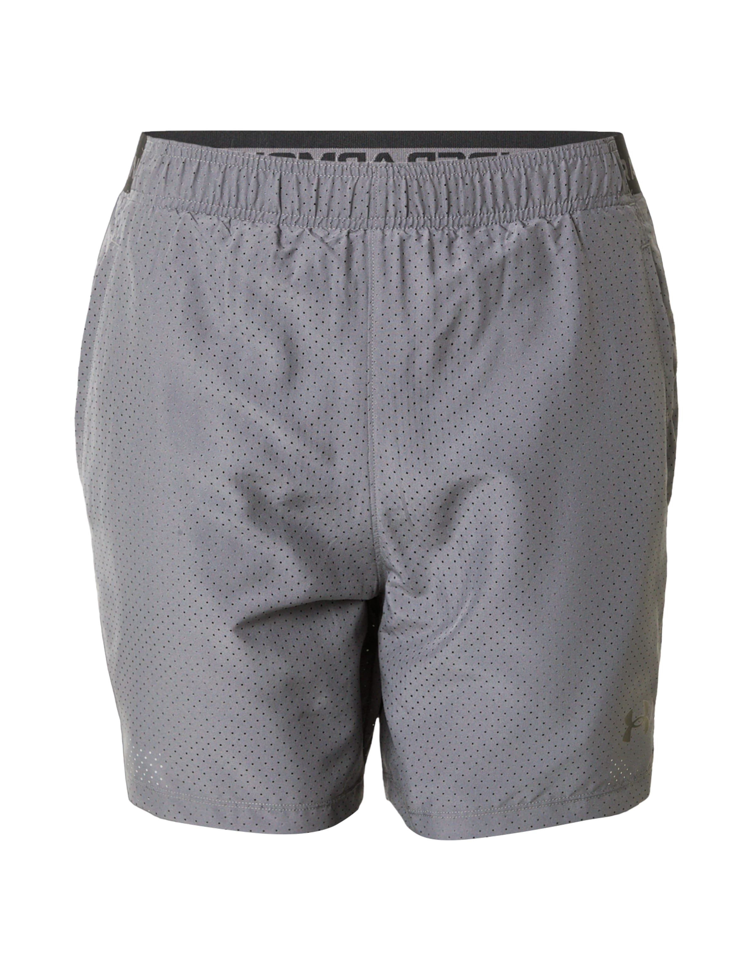 UNDER ARMOUR Regular Workout Pants 'Vanish 2.0' in Grey: front
