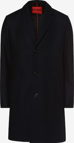 HUGO Red Between-Seasons Coat ' Malte2241 ' in Black: front