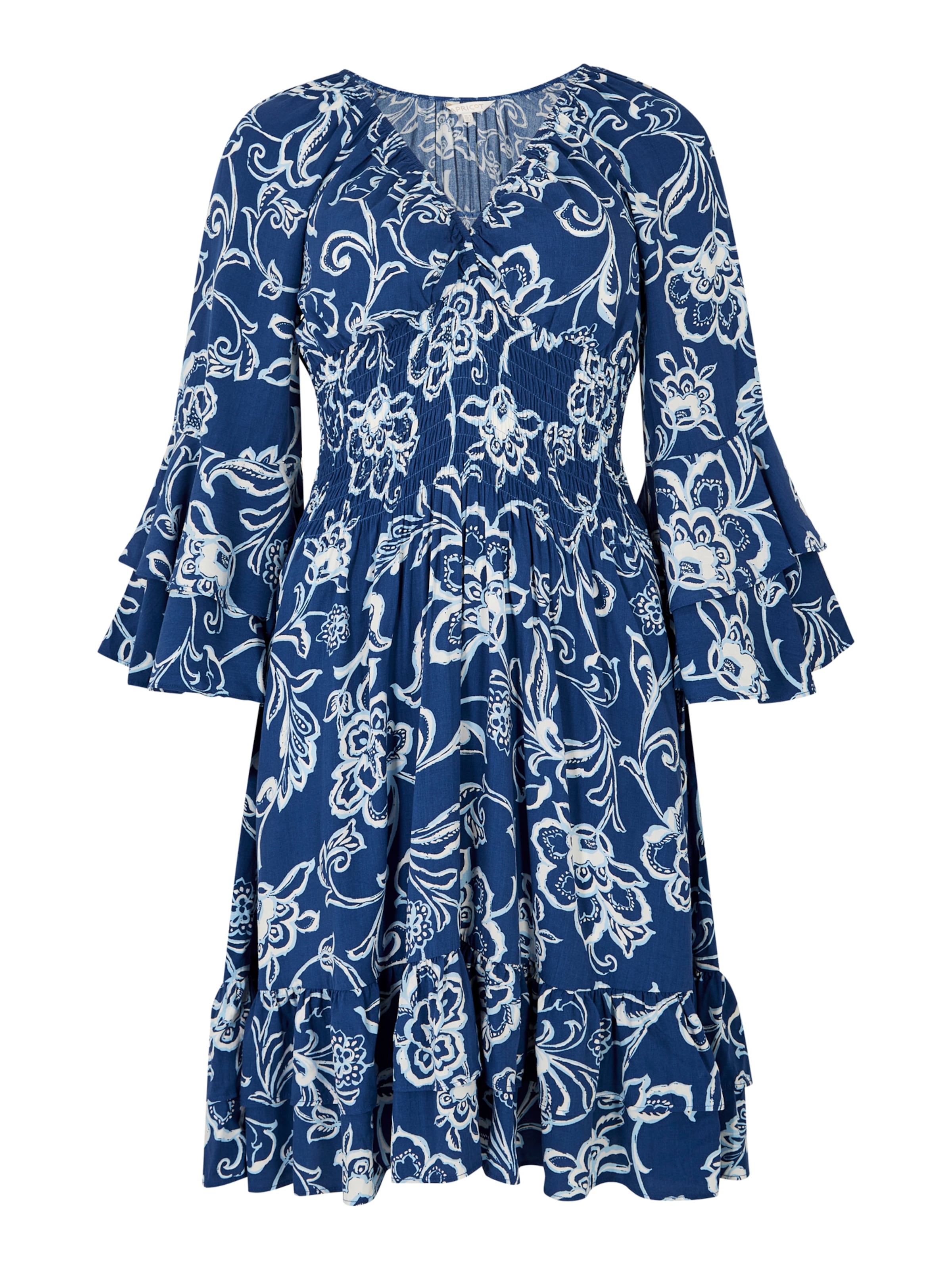 Robe ' ' Apricot en bleu : devant