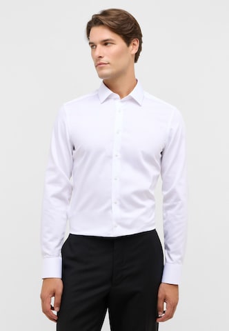 ETERNA Slim fit Zakelijk overhemd in Wit: voorkant
