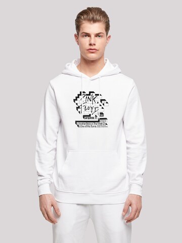 Sweat-shirt 'Pink Floyd Another Brick In The Wall' F4NT4STIC en blanc : devant