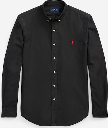 Polo Ralph Lauren Overhemd in Zwart: voorkant