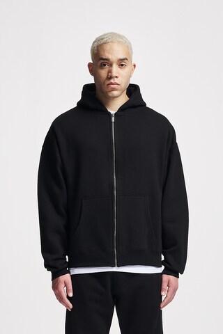 2Y Studios Zip-Up Hoodie in Black: front