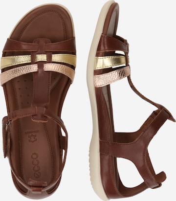 ECCO Strap sandal 'Flash' in Brown