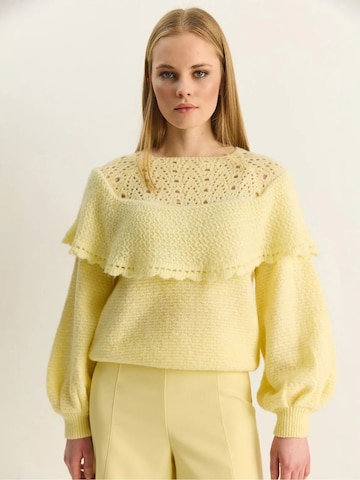Bianco Lucci Trui 'Pullover' in Geel