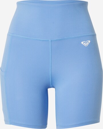 ROXY Skinny Sportbyxa 'HEART INTO IT' i blå: framsida