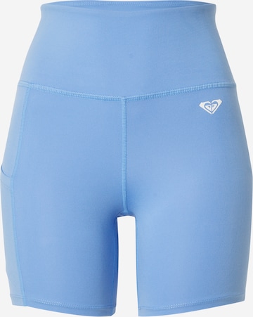 ROXY Skinny Sportbroek 'HEART INTO IT' in Blauw: voorkant