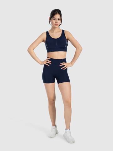 Coupe slim Pantalon de sport ' Lavina ' Smilodox en bleu