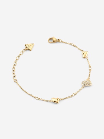 GUESS Гривна 'Golden Love' в злато: отпред