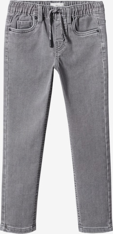 MANGO KIDS Regular Jeans in Grijs: voorkant