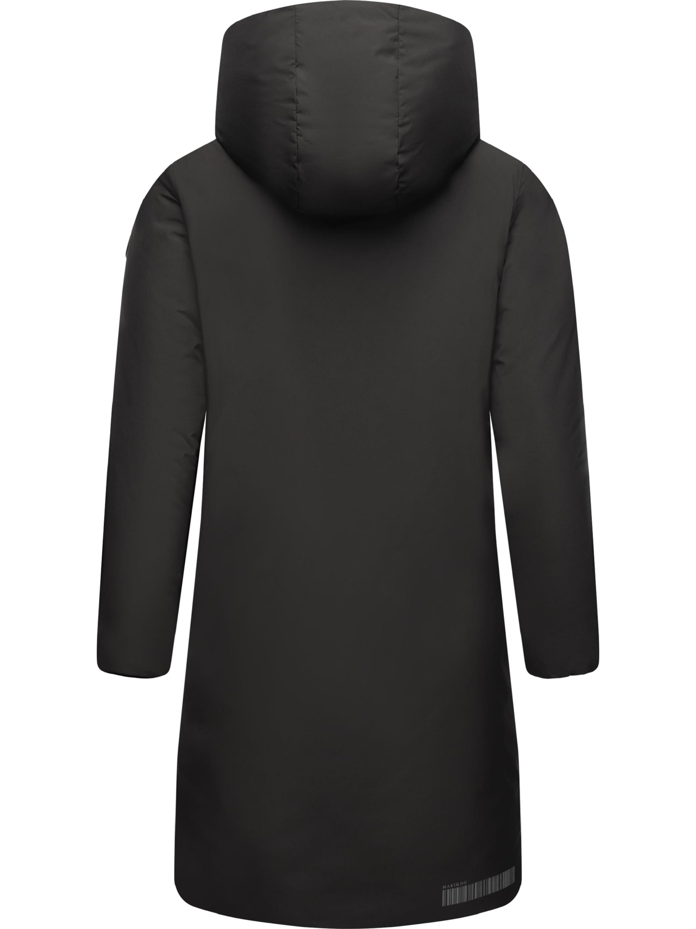 MARIKOO Winter coat 'Nanami 16' in Black