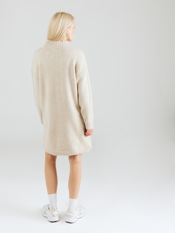 ONLY Knitted dress 'MICA' in Beige