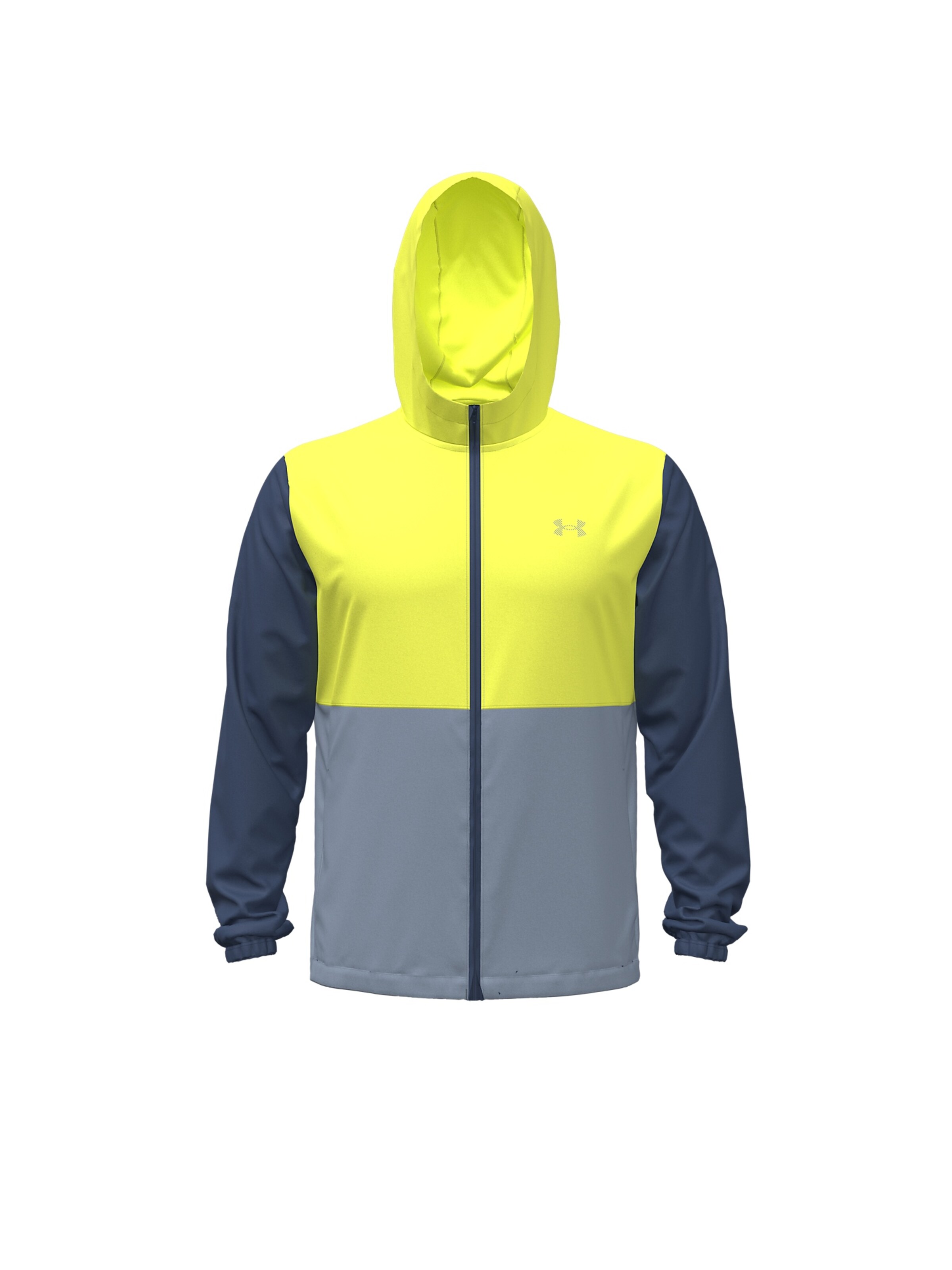 UNDER ARMOUR Sportjas 'Velociti' in Blauw: voorkant