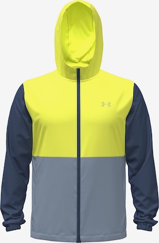 UNDER ARMOUR Sportjas 'Velociti' in Blauw: voorkant