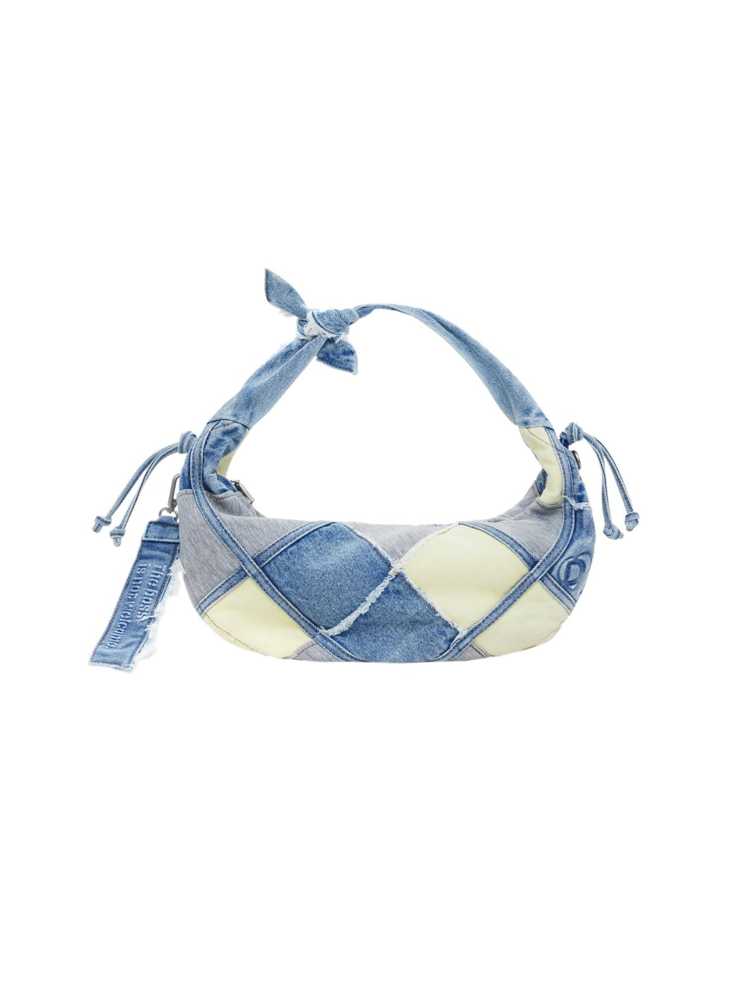 Desigual - Bolso de hombro en azul: frente