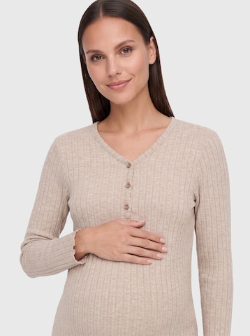 Only Maternity Shirt 'OLMLOLA' in Bruin