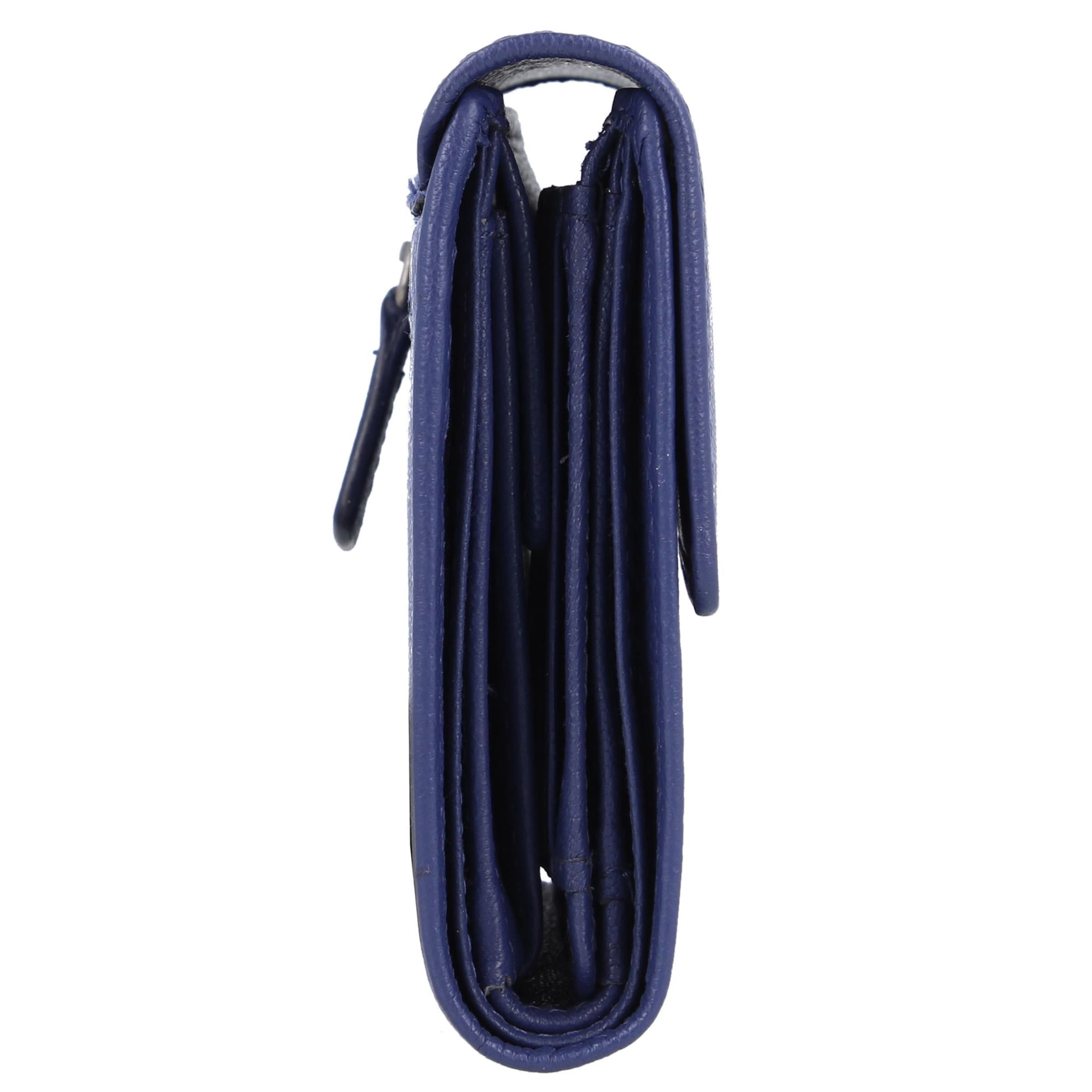 Braun Büffel Wallet 'Anna' in Blue