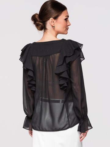 Ombre - Blusa en negro