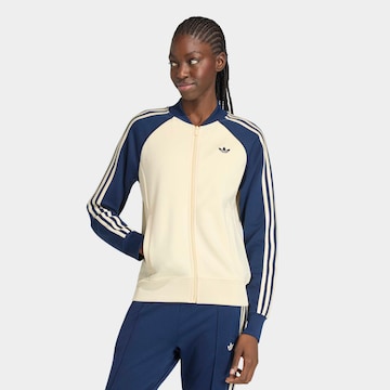 ADIDAS ORIGINALS Sweatjacke in Beige: Vorderseite