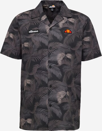 ELLESSE Regular fit Button Up Shirt in Black: front