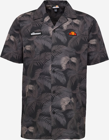 Coupe regular Chemise ELLESSE en noir : devant