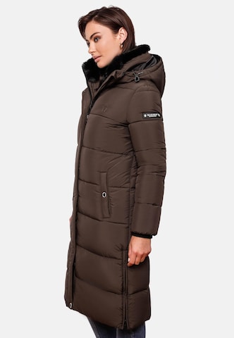 MARIKOO Zimný kabát - Hnedá