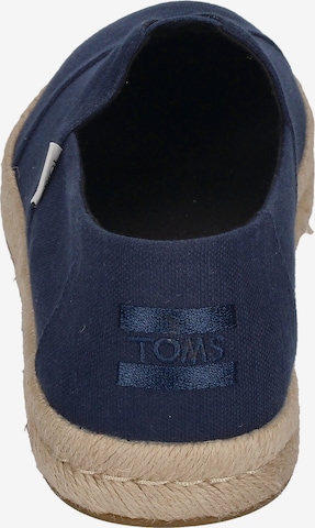 TOMS Espadrilles 'Alp' in Blue