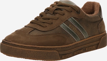 MUSTANG Nizke superge | zelena barva: sprednja stran