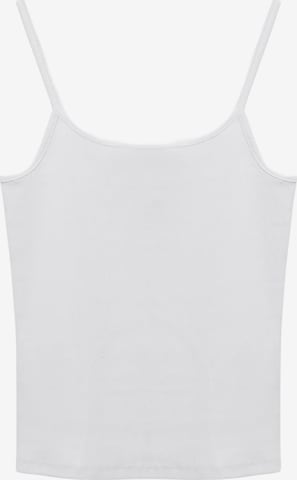 No Matter What Top in Weiß: Vorderseite