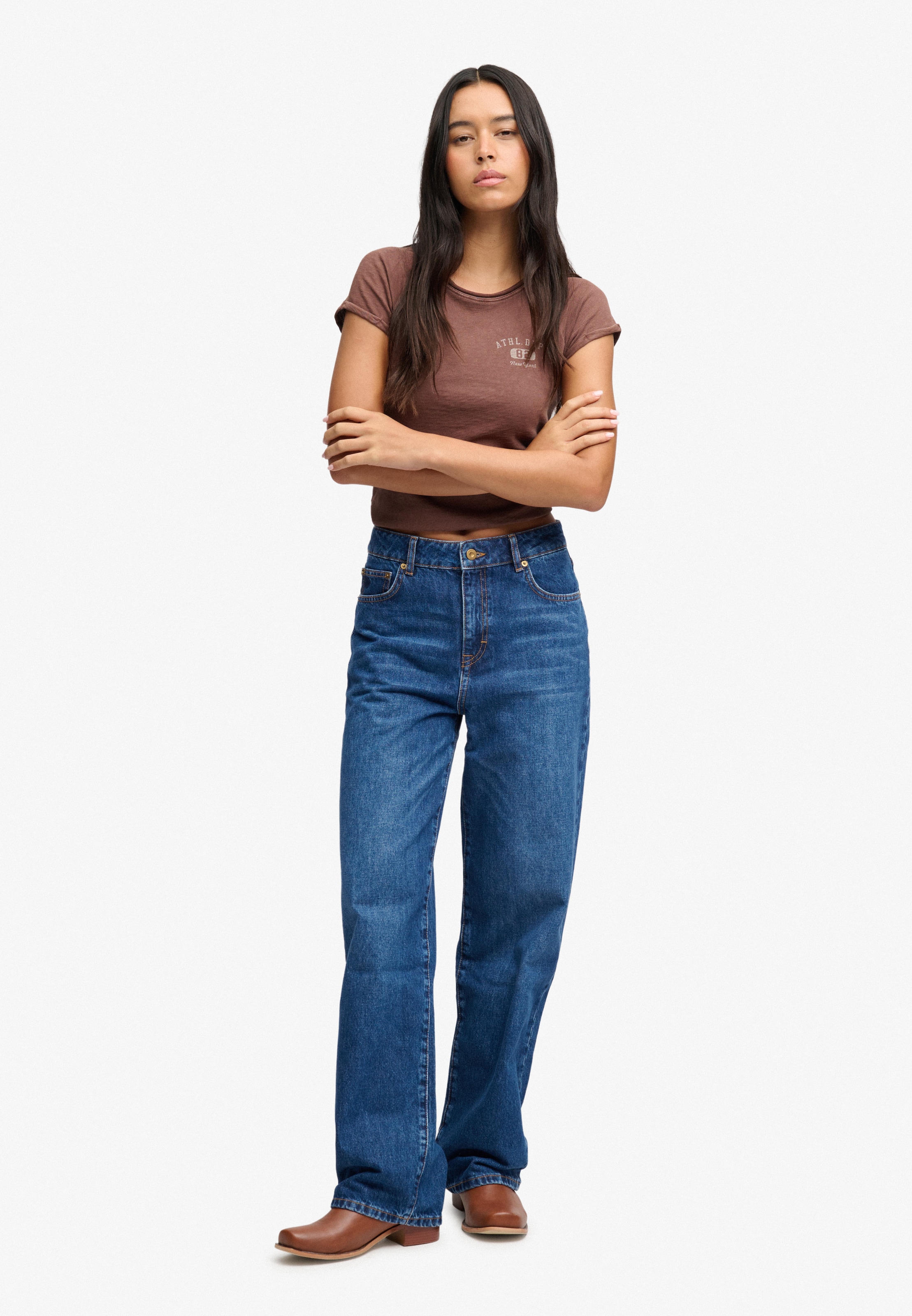 Wide Leg Jean Superdry & Co en bleu