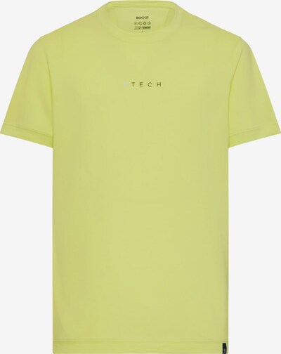 Boggi Milano T-Shirt en jaune / noir / blanc, Vue avec produit