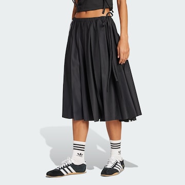 Jupe ADIDAS ORIGINALS en noir : devant