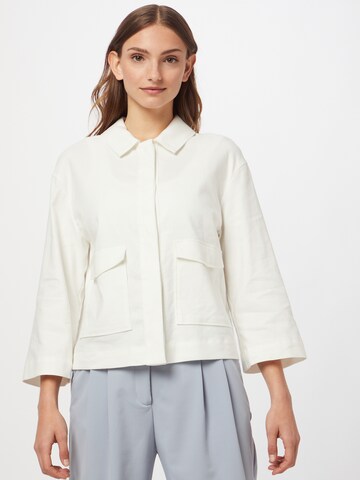 COMMA Between-Season Jacket in White: front