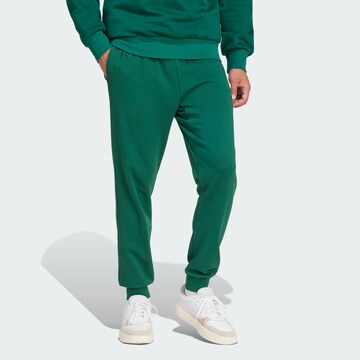 Effilé Pantalon de sport 'Essentials Feel Cozy' ADIDAS SPORTSWEAR en vert : devant