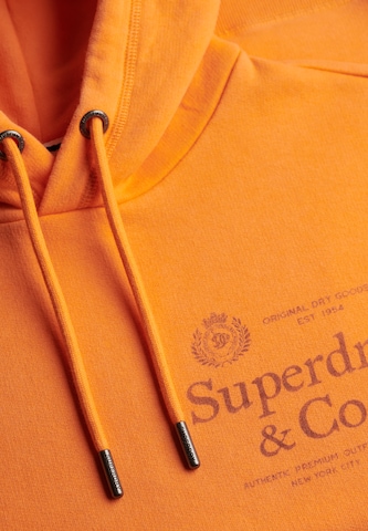 Sweat-shirt Superdry & Co en orange