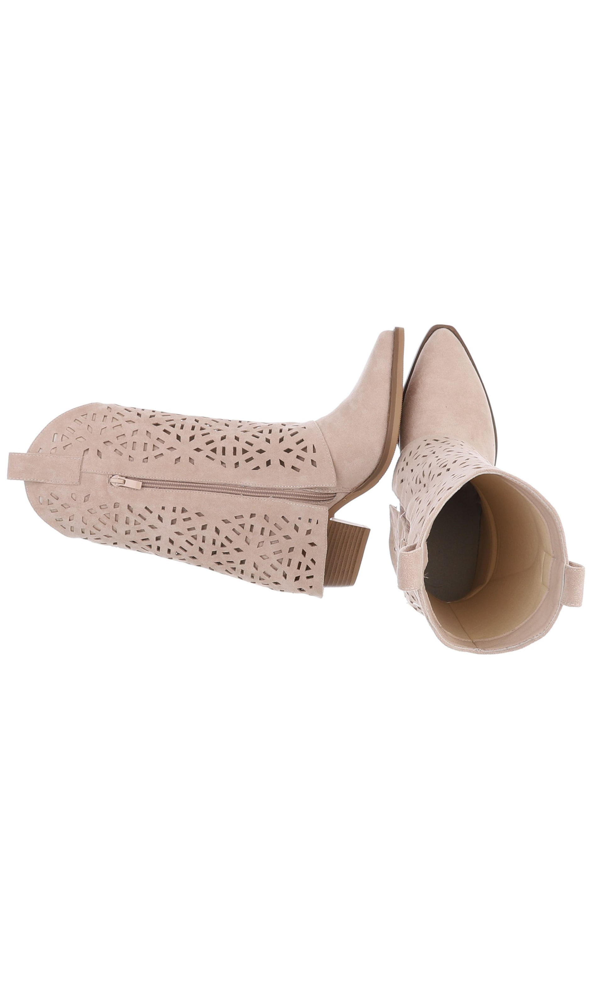 Ital-Design Cowboystiefel in Beige