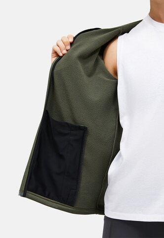 PEAK PERFORMANCE Athletic fleece jacket 'Rider' in Green
