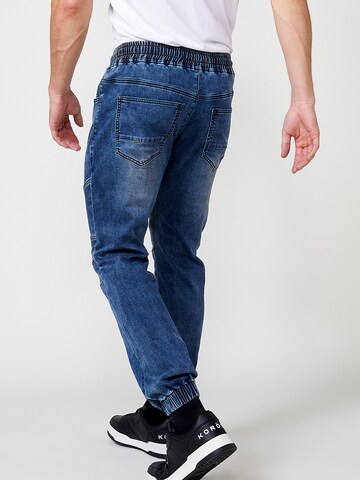 KOROSHI Tapered Jeans in Blue