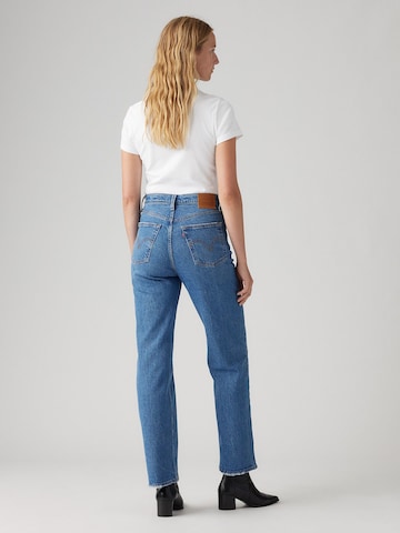 LEVI'S ® Regular Jeans 'Ribcage Straight Ankle' in Blau