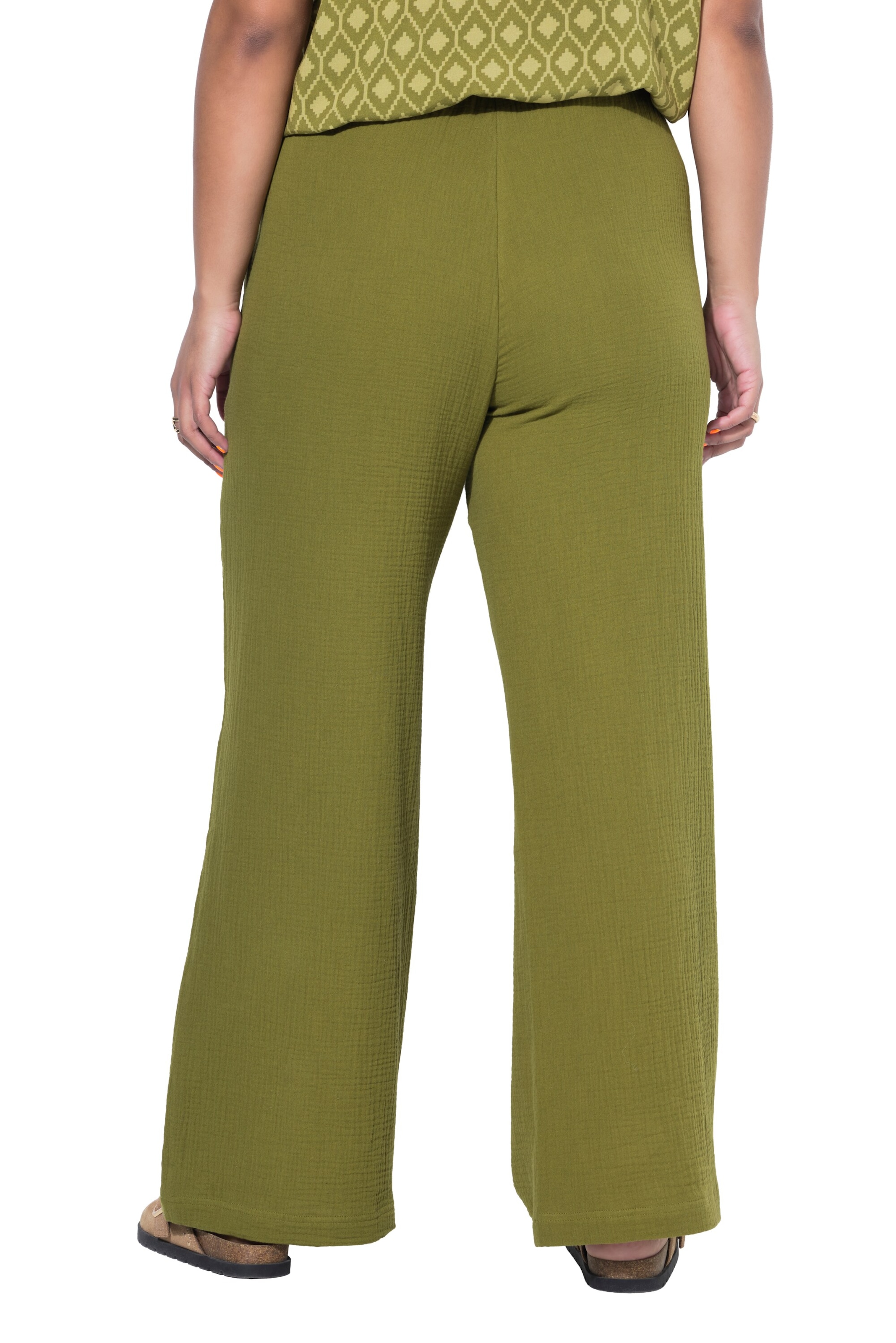 Studio Untold Wide leg Trousers in Green