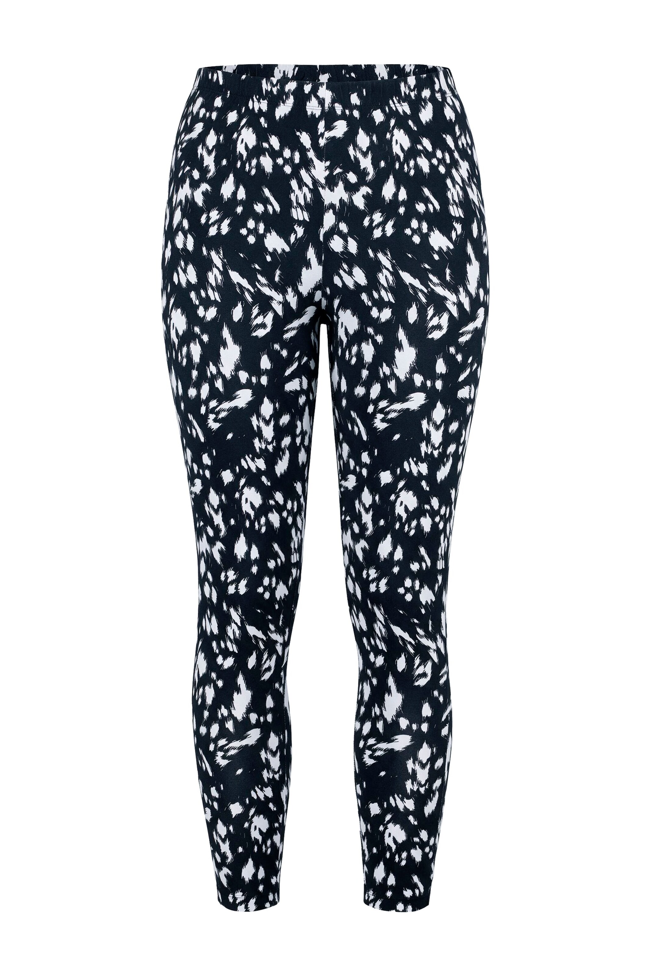 MIAMODA Skinny Leggings in Zwart: voorkant