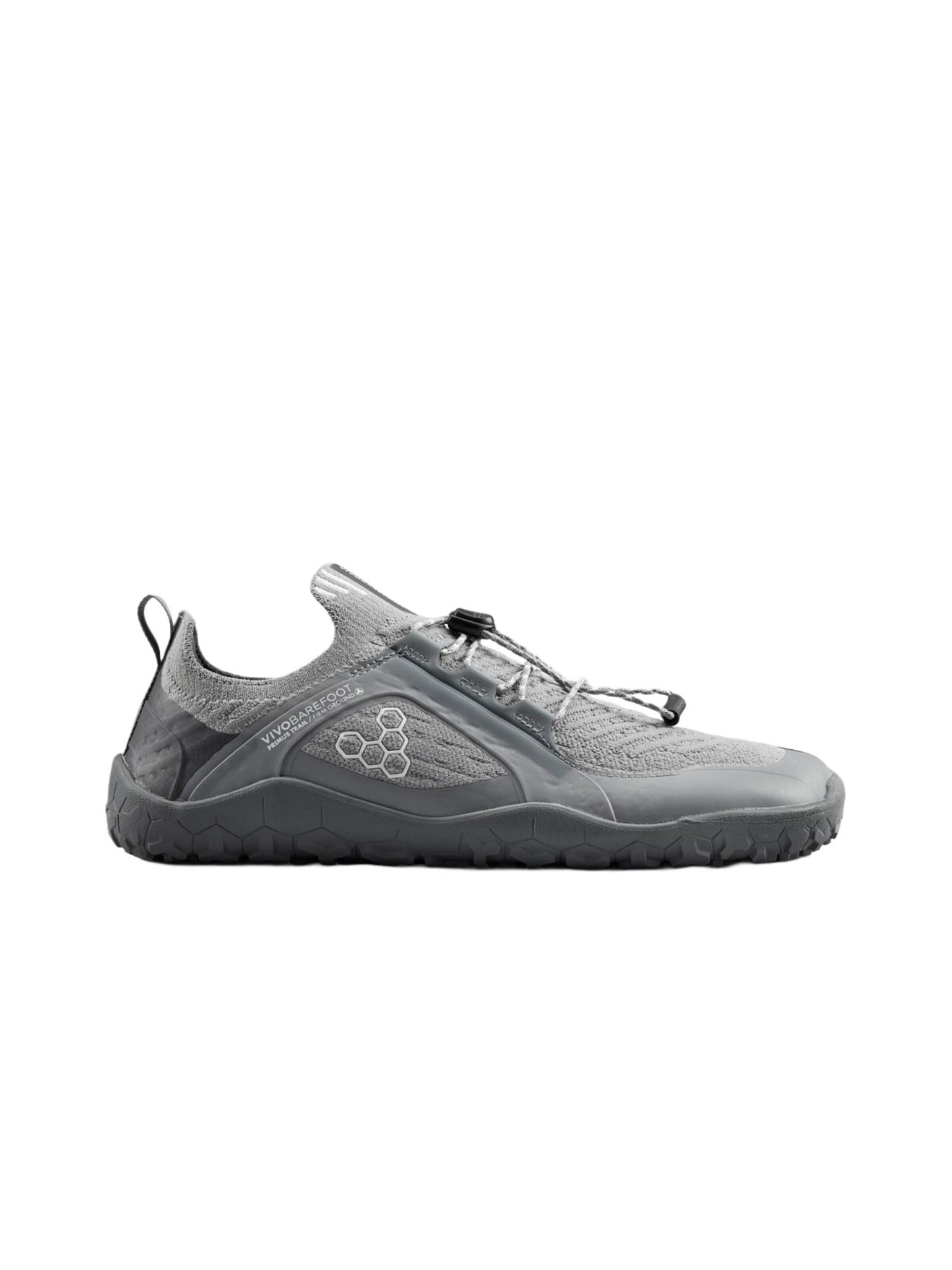 Chaussure basse 'PRIMUS TRAIL KNIT FG' Vivo Barefoot en gris : devant