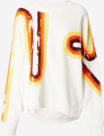 Essentiel Antwerp Sweatshirt 'Filicudi' in gelb / orange / altrosa / weiß, Produktansicht