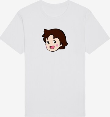 T-Shirt 'Heidi' F4NT4STIC en blanc : devant