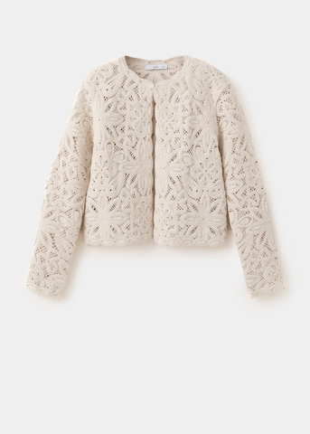 MANGO Strickjacke 'Isabel' in Beige