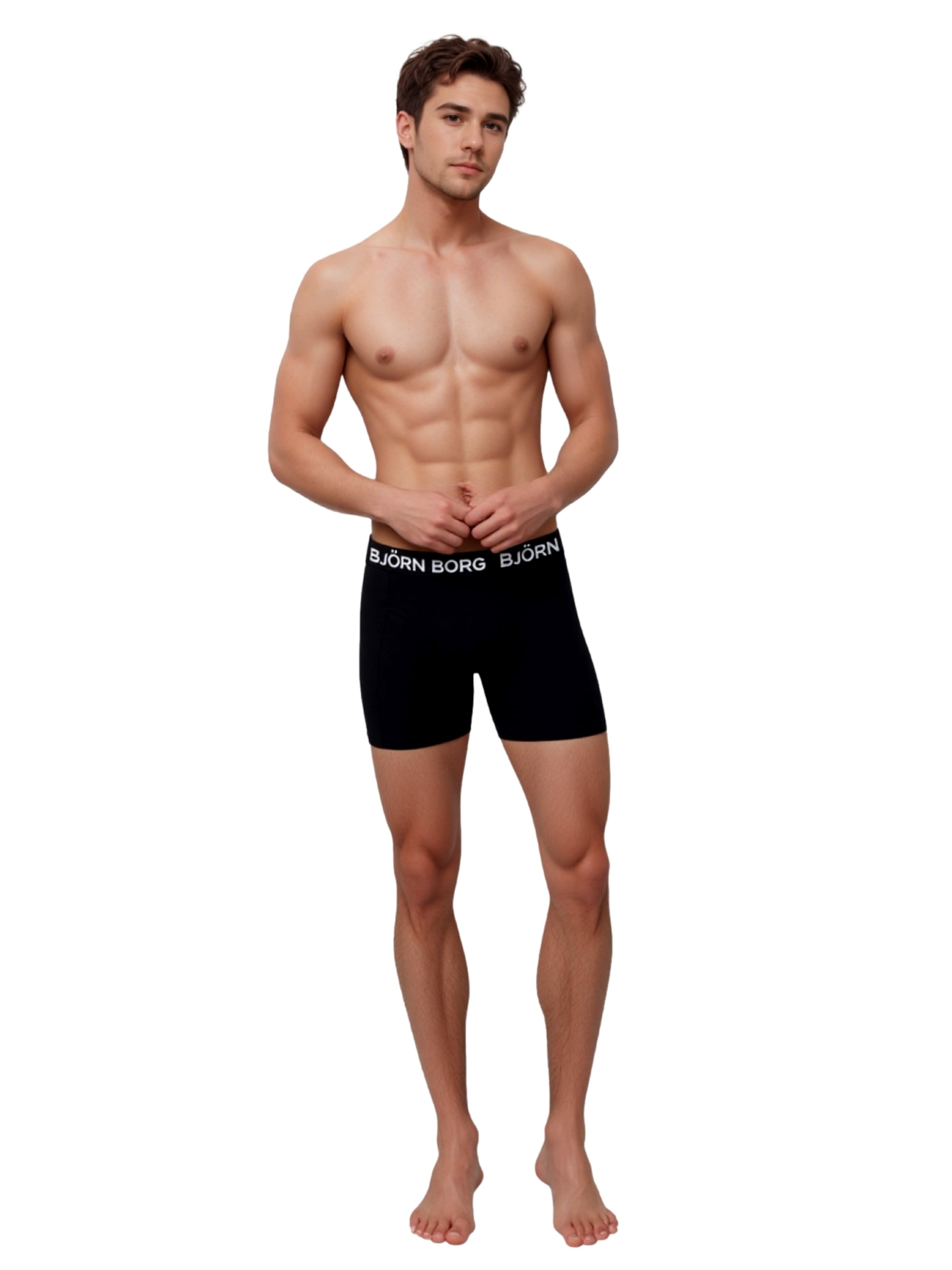 BJÖRN BORG Boksershorts i sort