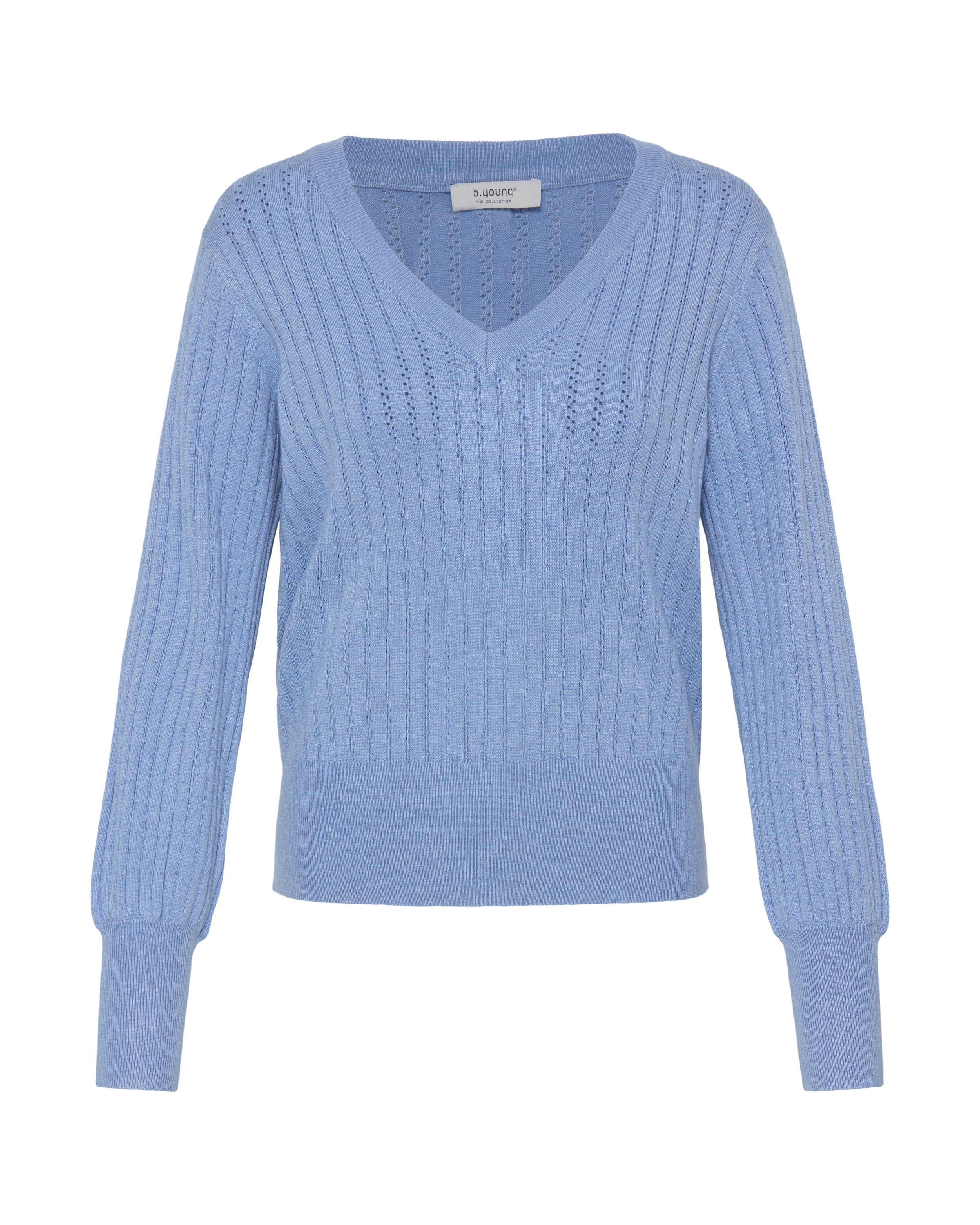 b.young Pullover 'MMORLA' in Blau: Vorderseite