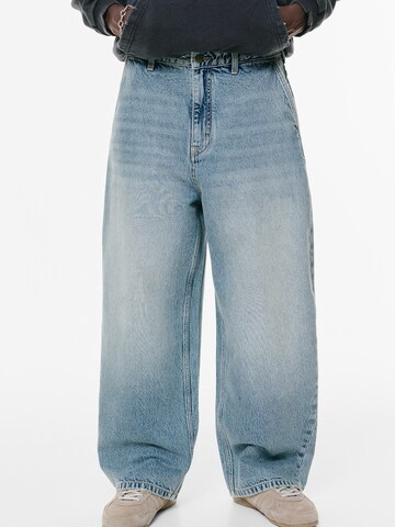 Baggy Jean Pull&Bear en bleu : devant